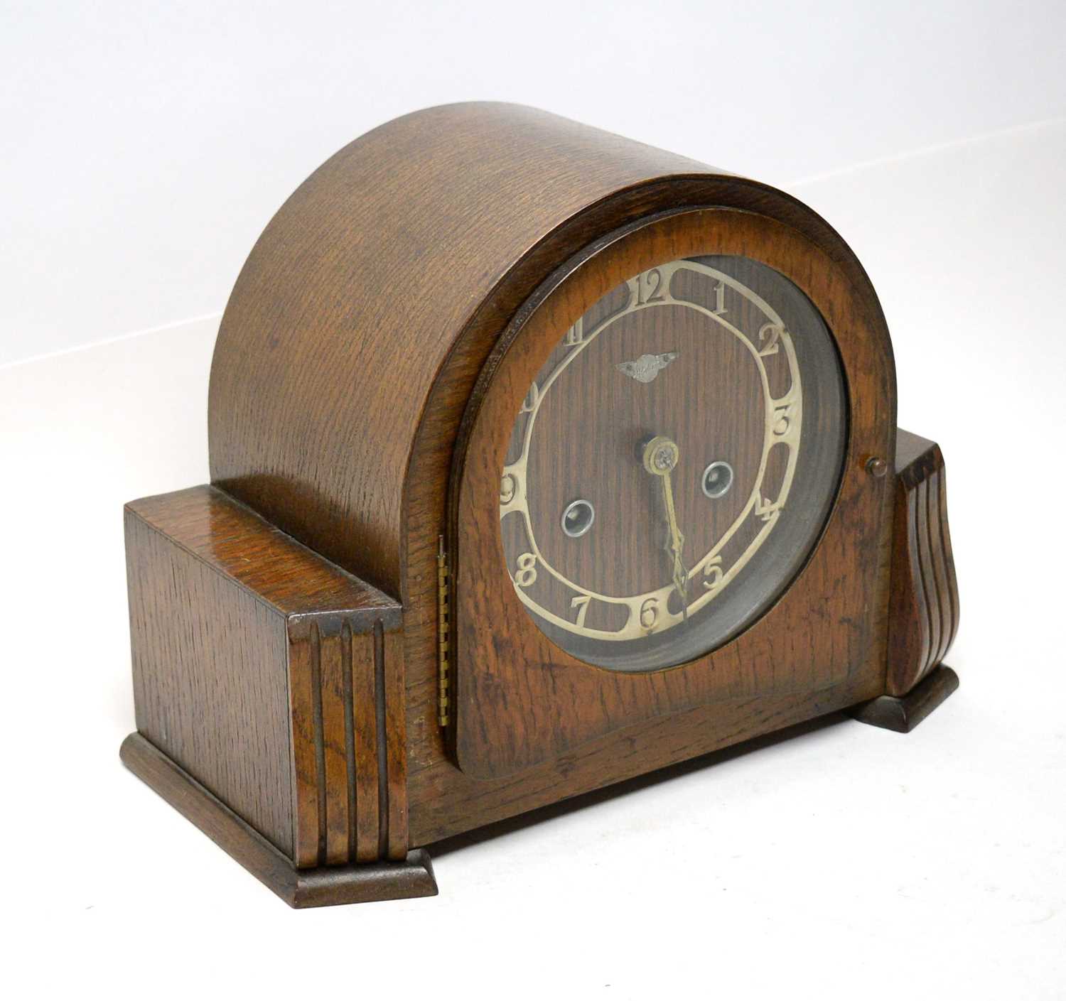 A Bentima dome-cased mantel clock. - Image 2 of 5