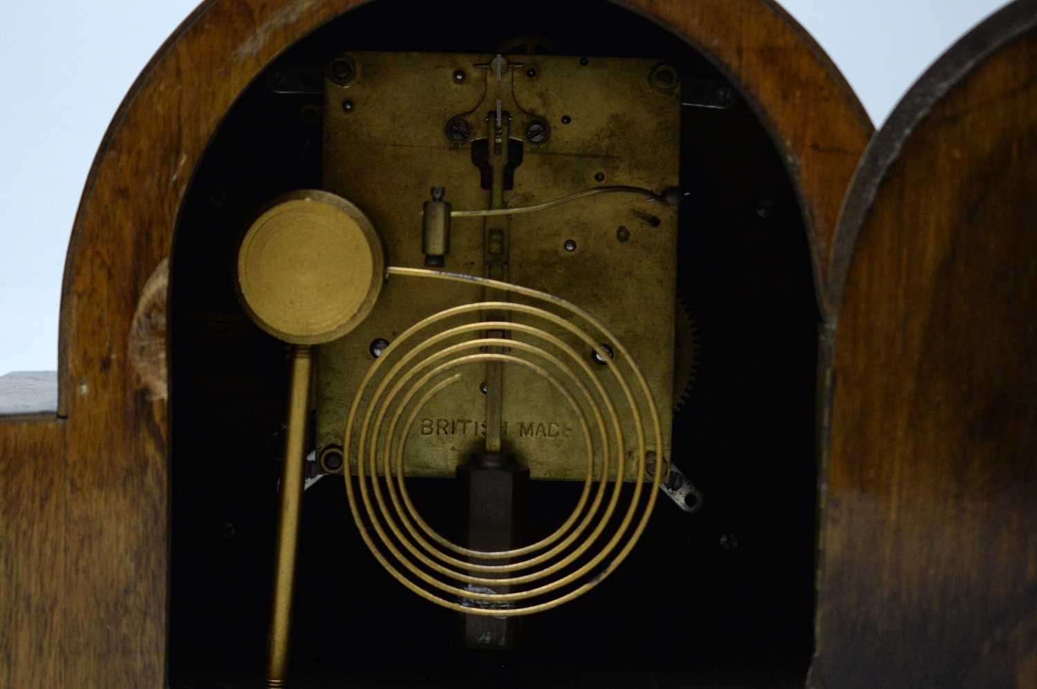 A Bentima dome-cased mantel clock. - Image 5 of 5