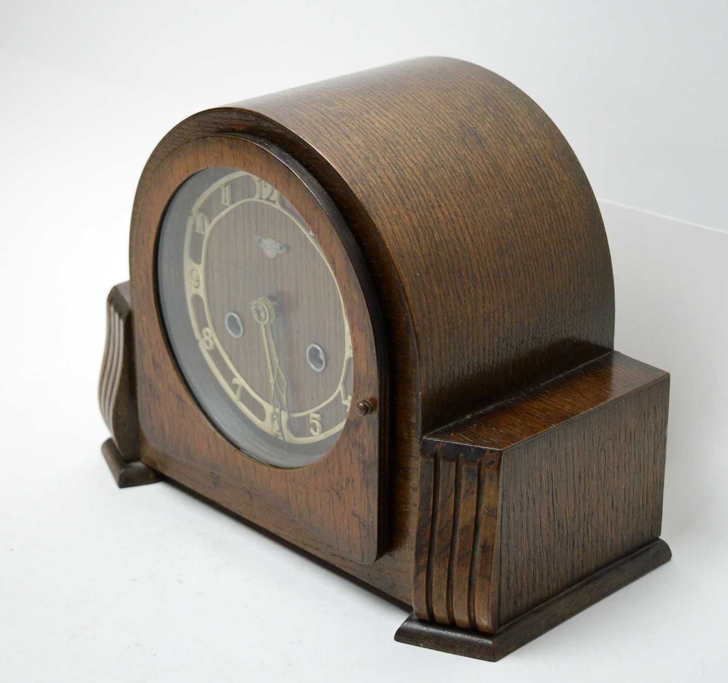 A Bentima dome-cased mantel clock. - Image 3 of 5