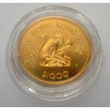 A Royal Mint Hong Kong $1000 Lunar Year Coin,