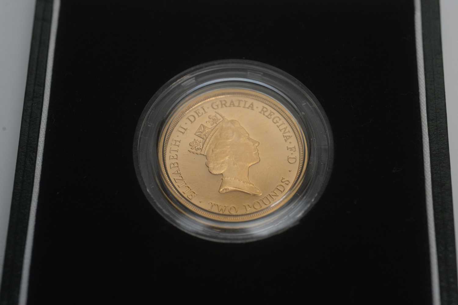 A 1995 United Kingdom Royal Mint Gold Proof Two Pound gold coin, - Image 2 of 3