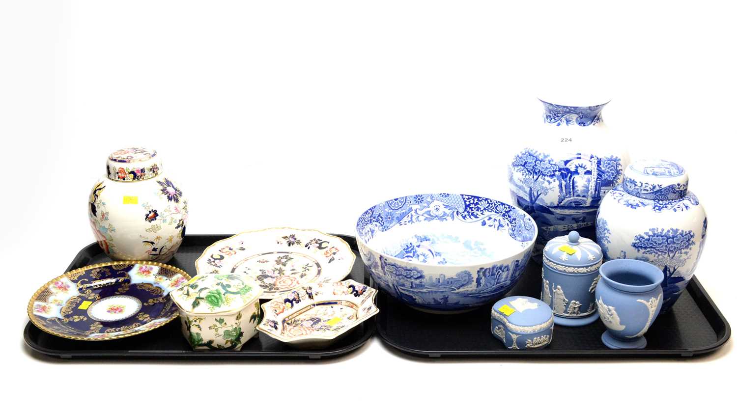 A selection of British decorative ceramic wares.