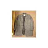 A lady's Levi Strauss monochrome houndstooth wool coat