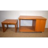 McIntosh: A mid-Century teak Tristor coffee table with two tuck-away tables.