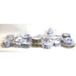 An extensive Royal Crown Derby ‘Mikado’ pattern blue and white dinner, tea and coffee service
