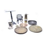 A selection of metal wares
