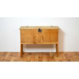 A 17th Century-style oak plank chest/coffer