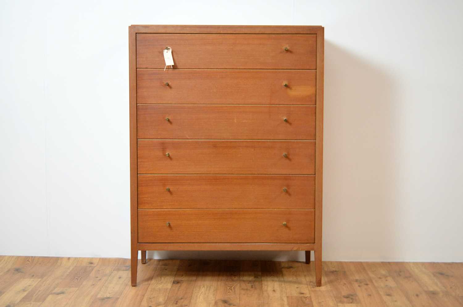 A retro vintage mid 20th Century circa 1960s teak wood chest of drawers - Image 2 of 6