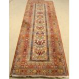 20th Century Caucasian runner rug