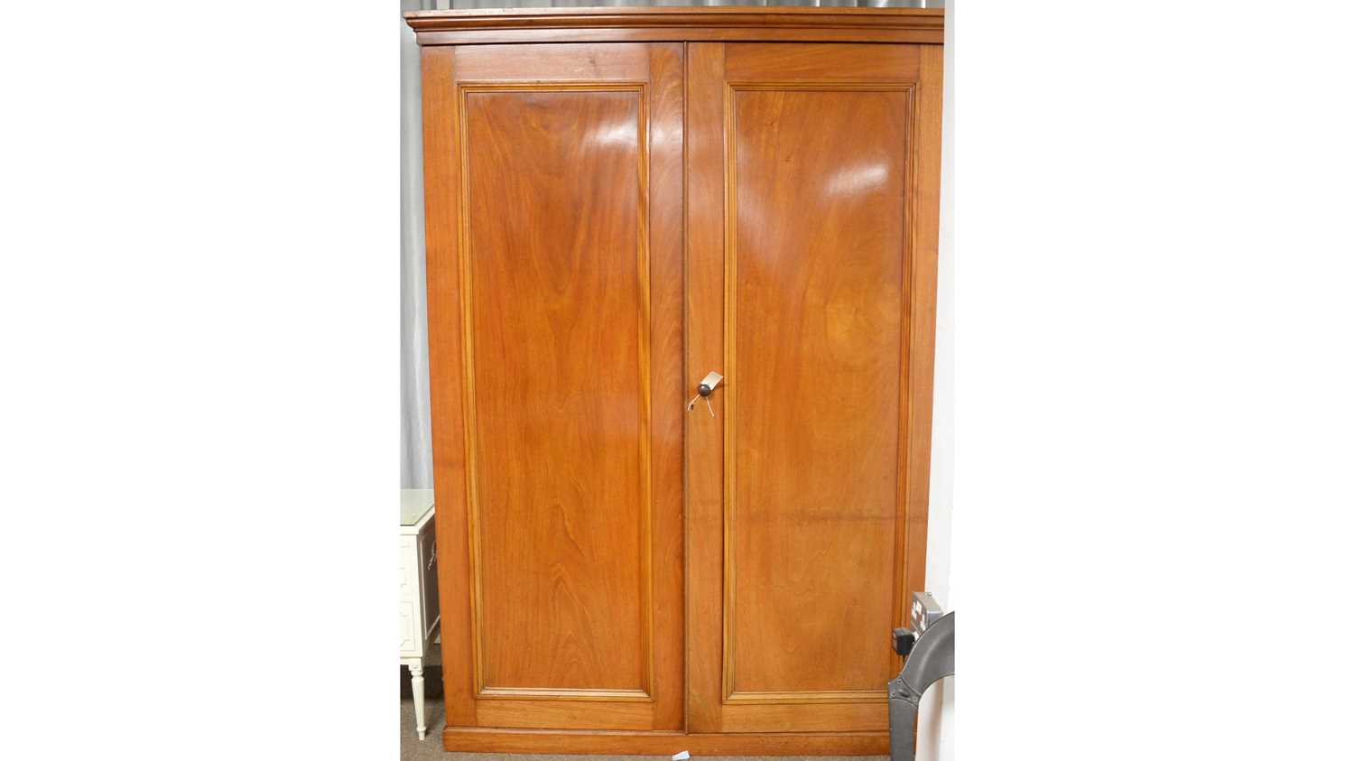 20th Century mahogany wardrobe