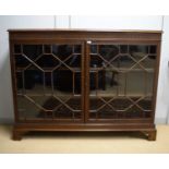 A 19th Century Victorian mahogany astragal glazed bookcase