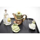 Three Royal Worcester figures of ladies