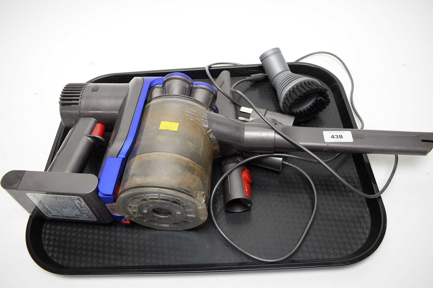 A Dyson DC31 handheld hoover