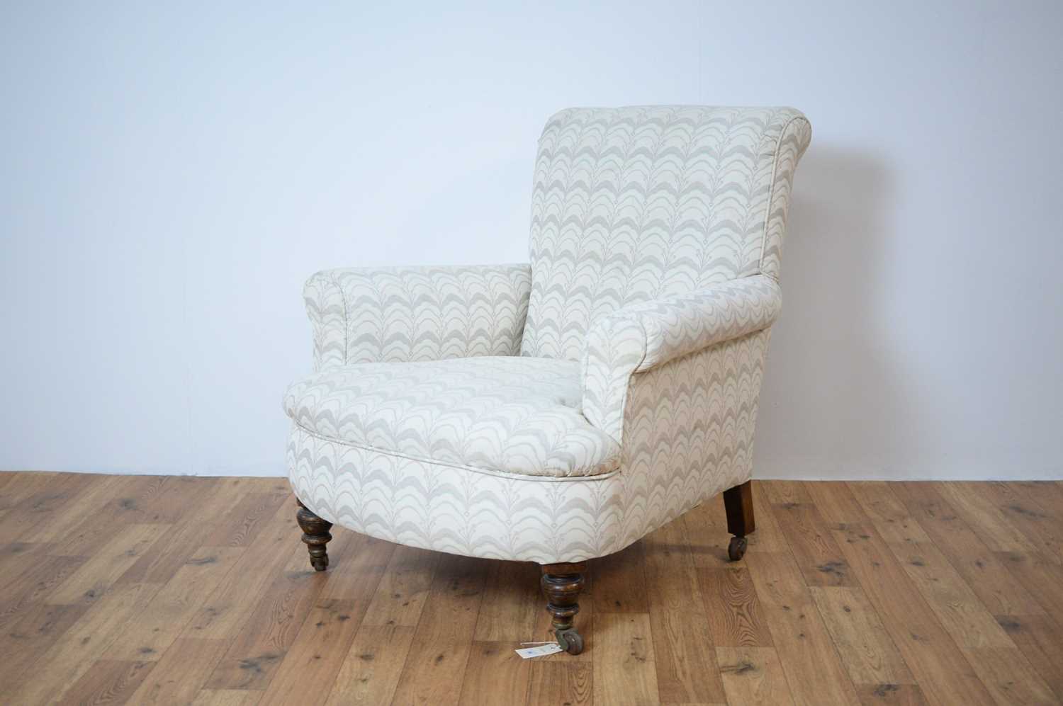 A 19th Century Victorian Howard & Sons style chair