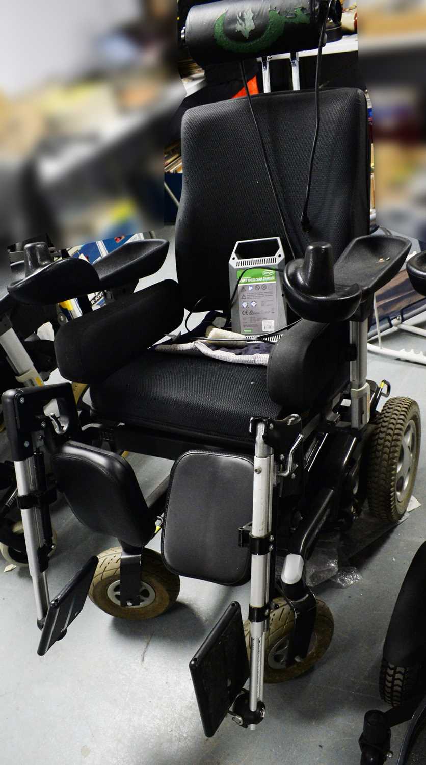 A Sedeo Puma 40 electric wheelchair, manufactured 2014.