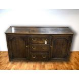 An 18th Century oak dresser base/sideboard