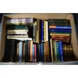 A selection of hardback and other books, primarily literature, one box.