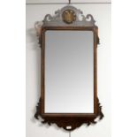 A 20th Century Georgian style wall mirror