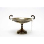 A silver two handled tazza by Walker & Hall,