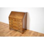 A 20th Century mahogany bureau