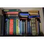 A selection of hardback and other books, primarily literature, contained across two boxes.