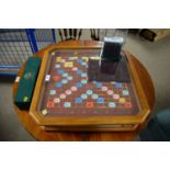 The Collector’s Edition Scrabble set, by The Franklin Mint.