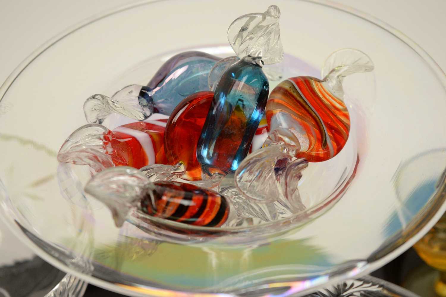 A selection of cut and art glass wares - Image 3 of 4