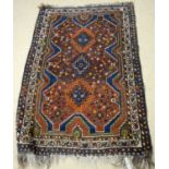 A 20th century Persian Islamic Shiraz rug