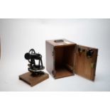 A brass lacquered theodolite or surveyors level, by Cary London.