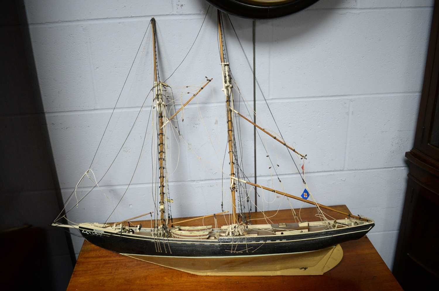 A model of Blue Nose Schooner