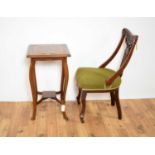 A 20th Century Arts & Crafts style mahogany chair