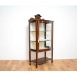 An early 20th Century Edwardian china display cabinet