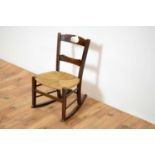Early 20th Century child's rocking chair