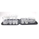 A suite of Waterford Crystal wares; and other otems