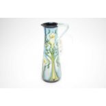 A Moorcroft ‘Calla Lily’ pattern slender jug