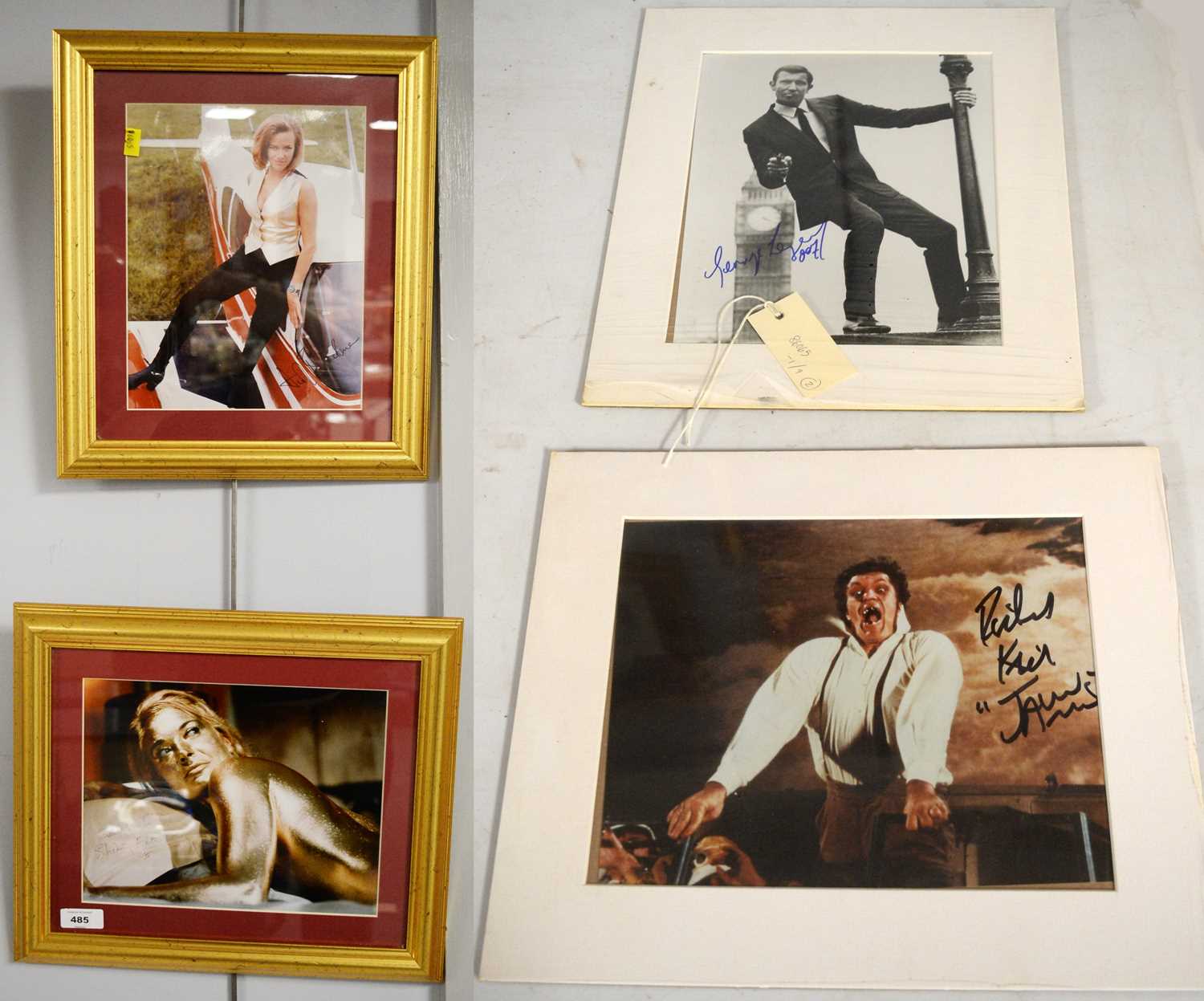 A collection of James Bond interest autographed photos.