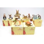 A Royal Doulton Bunnykins 'Country Manor' tea and coffee service.