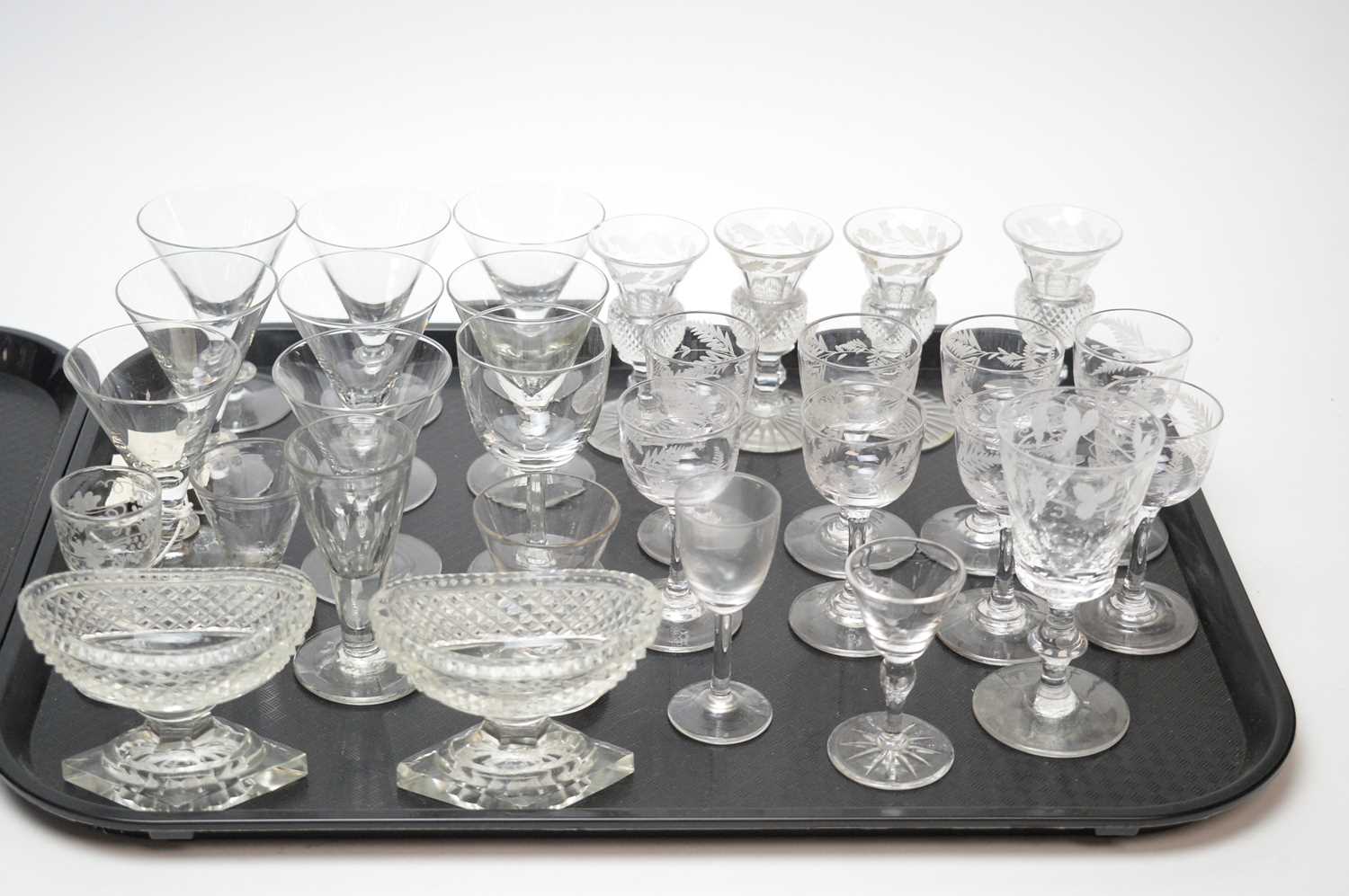 A selection of crystal and cut glass wares - Image 2 of 4