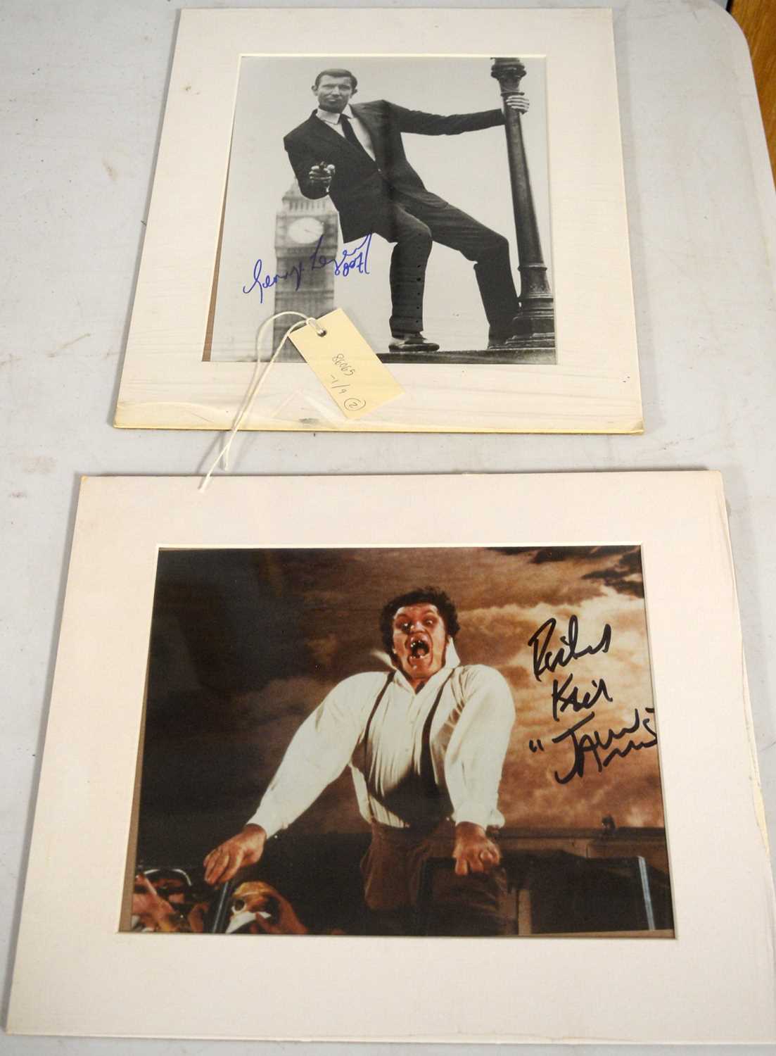 A collection of James Bond interest autographed photos. - Image 3 of 7