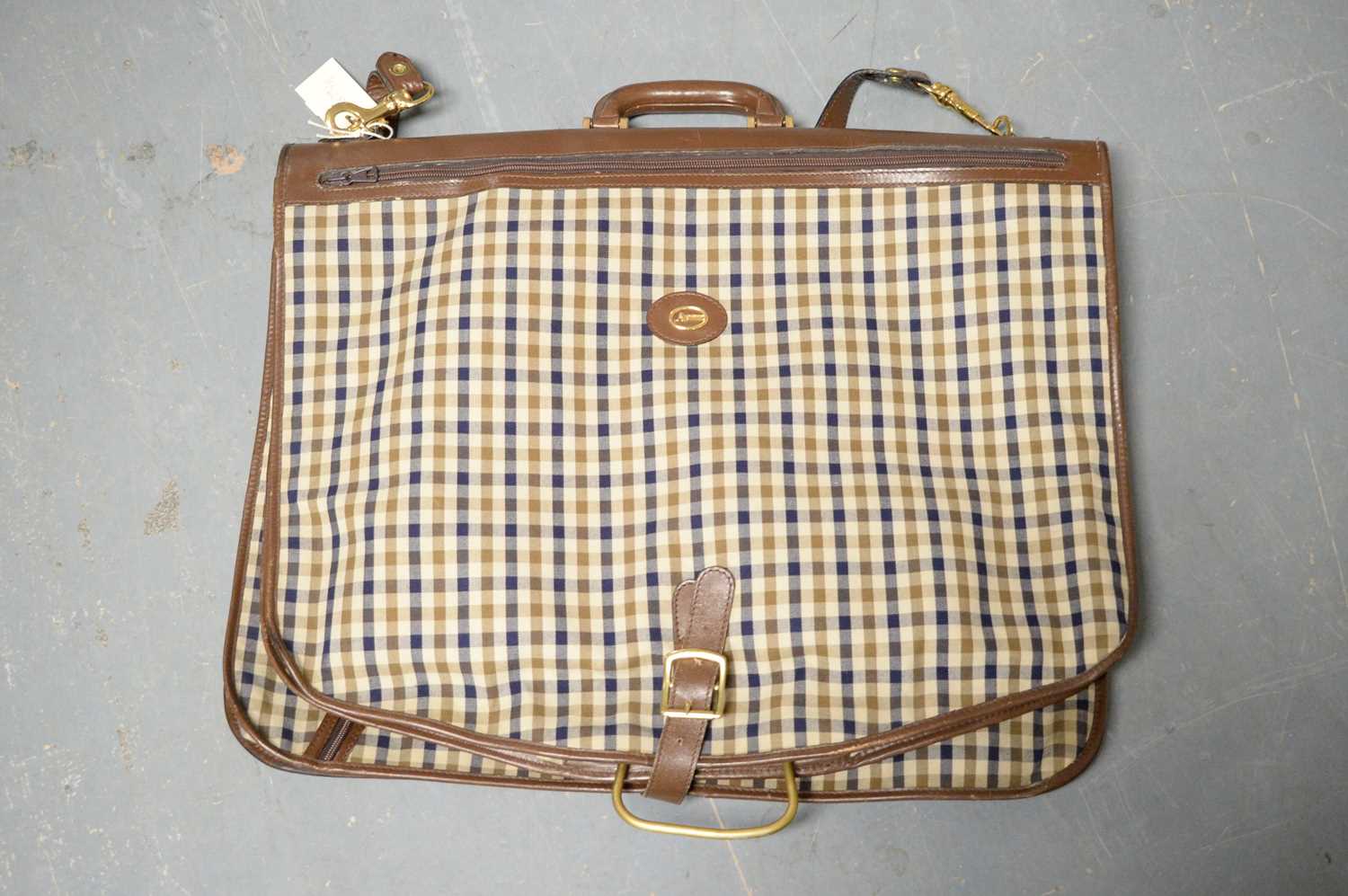 An Aquascutum suit bag or garment carrier