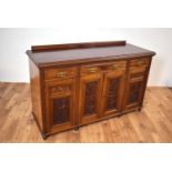 An early 20th Century Edwardian mahogany sideboard