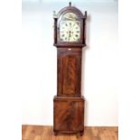 A 19th Century mahogany cased longcase/grandfather clock by John Pope of Blyth