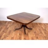 A 19th Century mahogany tilt-top breakfast table