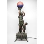 A French reproduction Neoclassical style lamp