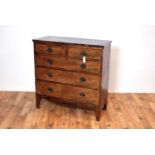 A 19th Century Georgian mahogany chest of drawers