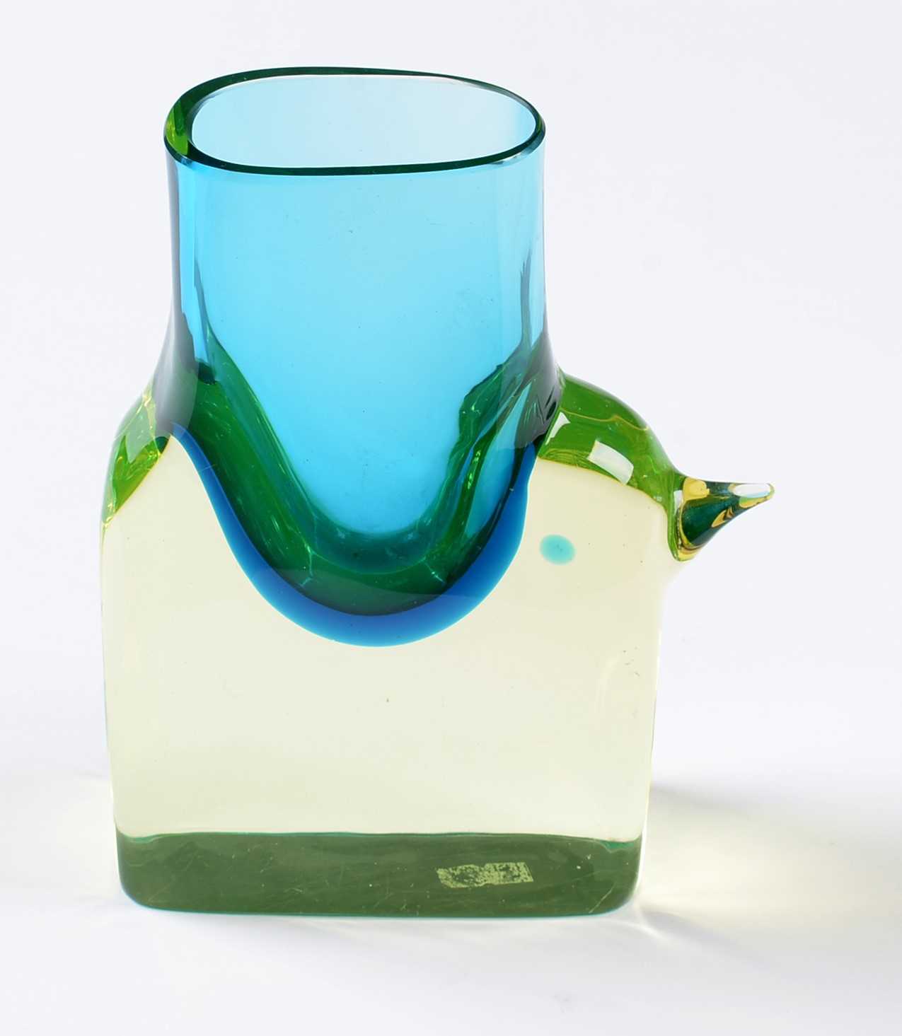 Antonio Da Ros for Cenedese: a Murano Uranium glass elephant vase. - Image 4 of 8