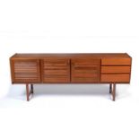 A.H. McIntosh & Co. Ltd, of Kirkcaldy: a mid Century teak sideboard.