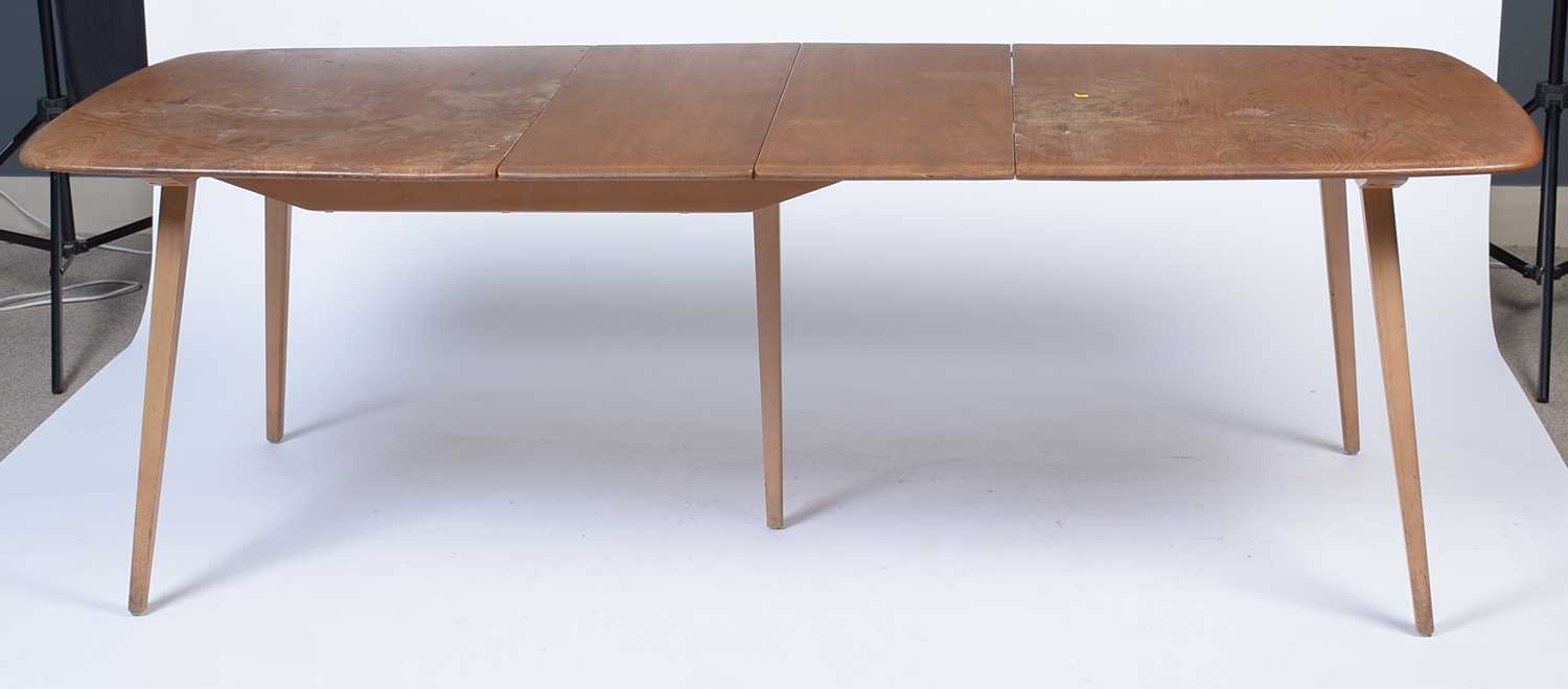 Ercol: a Windsor elm and beech extending dining table. - Image 10 of 10