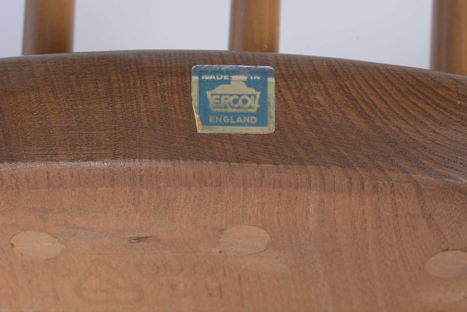 Ercol: a set of four No. 449A Windsor bow-top armchairs. - Image 4 of 12