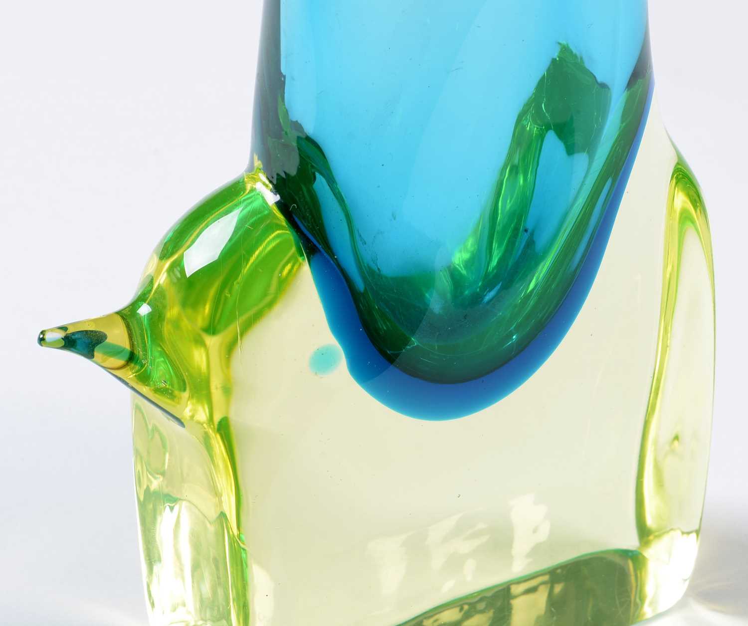 Antonio Da Ros for Cenedese: a Murano Uranium glass elephant vase. - Image 6 of 8